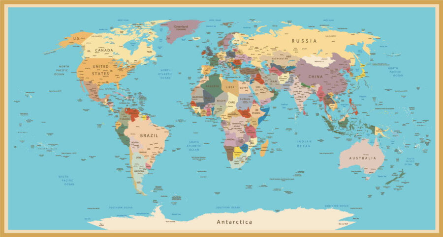 Carte du monde