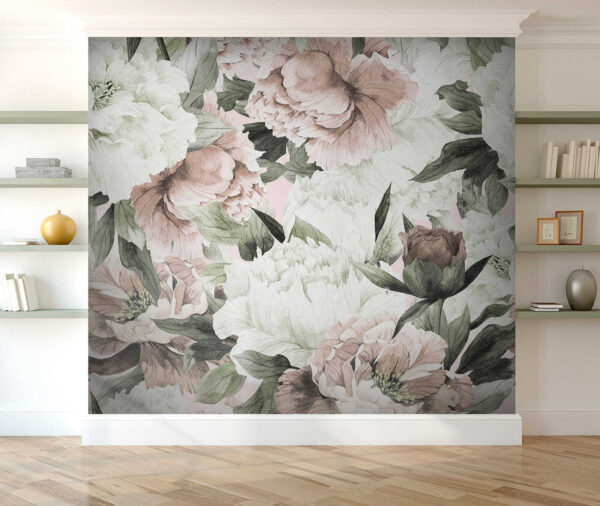 Des motifs floraux délicats dans des teintes douces Des motifs floraux délicats dans des teintes douces