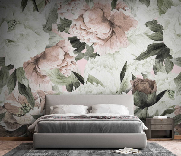 Des motifs floraux délicats dans des teintes douces Des motifs floraux délicats dans des teintes douces