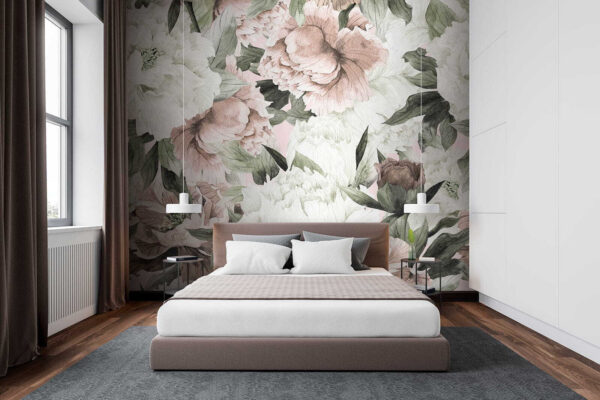 Des motifs floraux délicats dans des teintes douces Des motifs floraux délicats dans des teintes douces