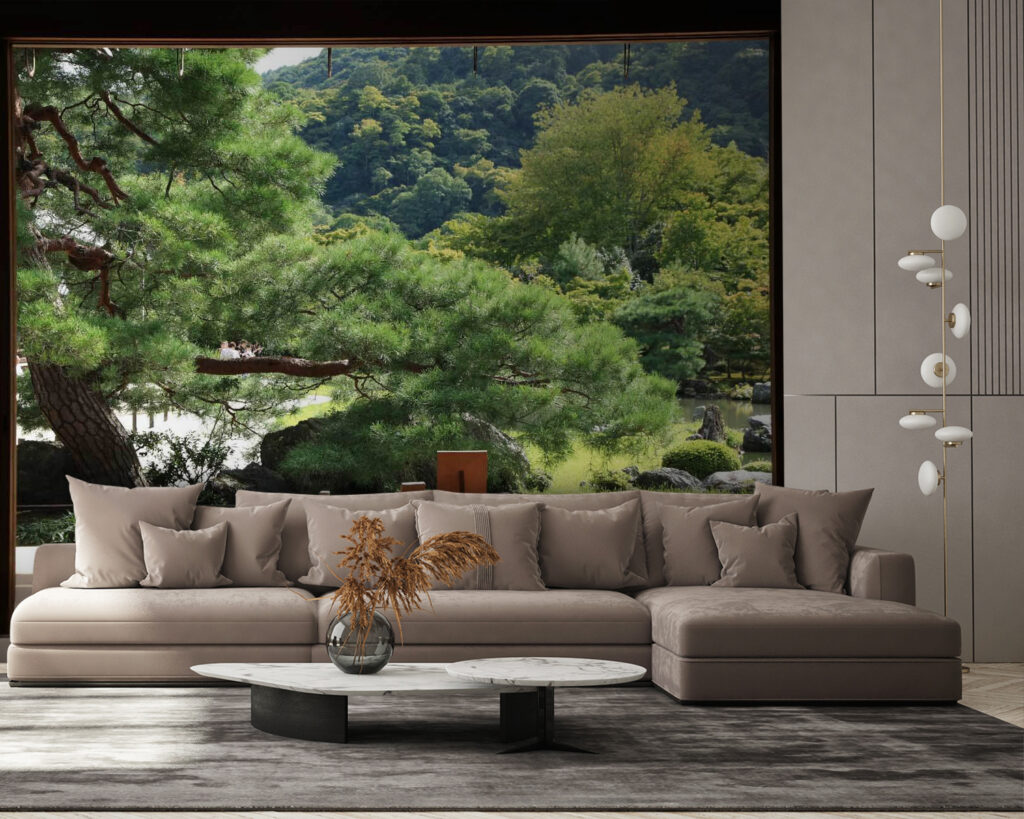 u55780pig58 1024x819 - Vue d'une forêt depuis une chambre - tegory