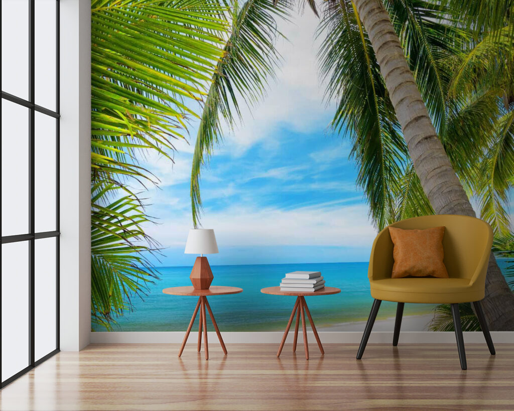 Palmiers sur une plage u55218pig3 1024x819 - Palmiers sur une plage - tegory