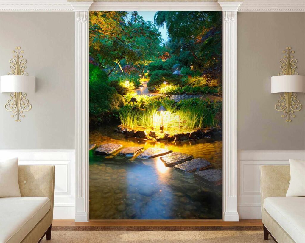 Chemin de pierre dans un étang avec des lumières u55184pig1 1024x817 - Chemin de pierre dans un étang avec des lumières - tegory