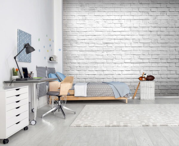 Mur de briques blanches avec de nombreuses petites briques Mur de briques blanches avec de nombreuses petites briques