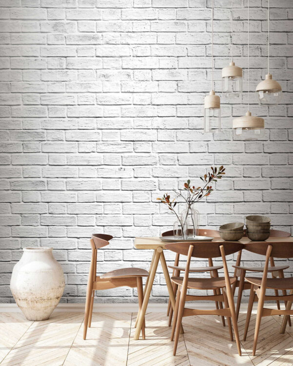 Mur de briques blanches avec de nombreuses petites briques Mur de briques blanches avec de nombreuses petites briques