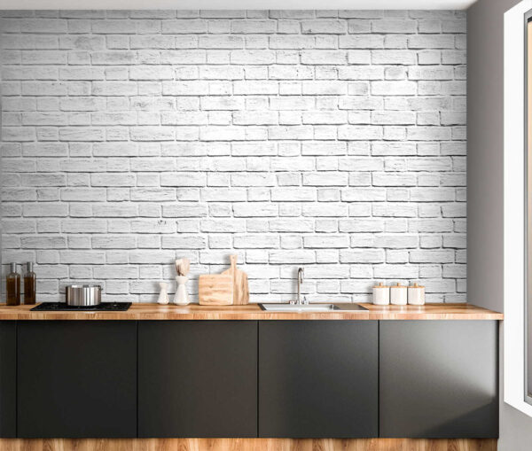 Mur de briques blanches avec de nombreuses petites briques Mur de briques blanches avec de nombreuses petites briques