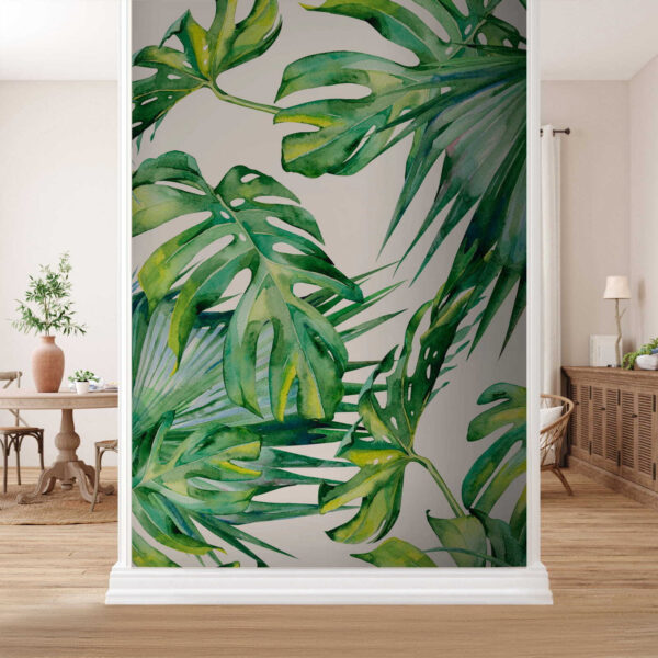 Feuilles vertes luxuriantes dans un arrangement vibrant Feuilles vertes luxuriantes dans un arrangement vibrant