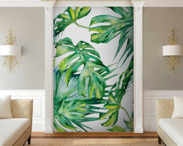 Feuilles vertes luxuriantes dans un arrangement vibrant Feuilles vertes luxuriantes dans un arrangement vibrant
