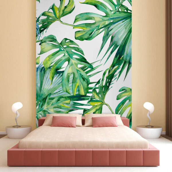Feuilles vertes luxuriantes dans un arrangement vibrant Feuilles vertes luxuriantes dans un arrangement vibrant