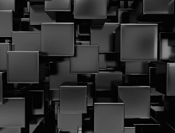 Groupe de cubes noirs Groupe de cubes noirs