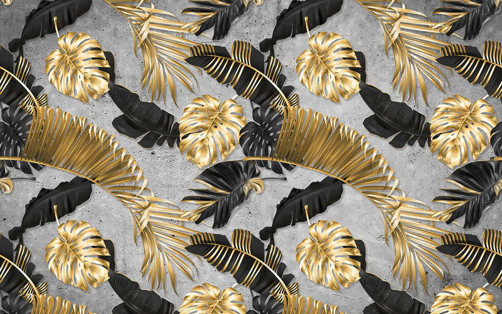 Élégant feuillage tropical sur fond texturé u53280p - Élégant feuillage tropical sur fond texturé - tegory