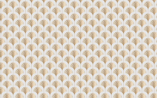 Motif de feuilles orange et blanches Motif de feuilles orange et blanches