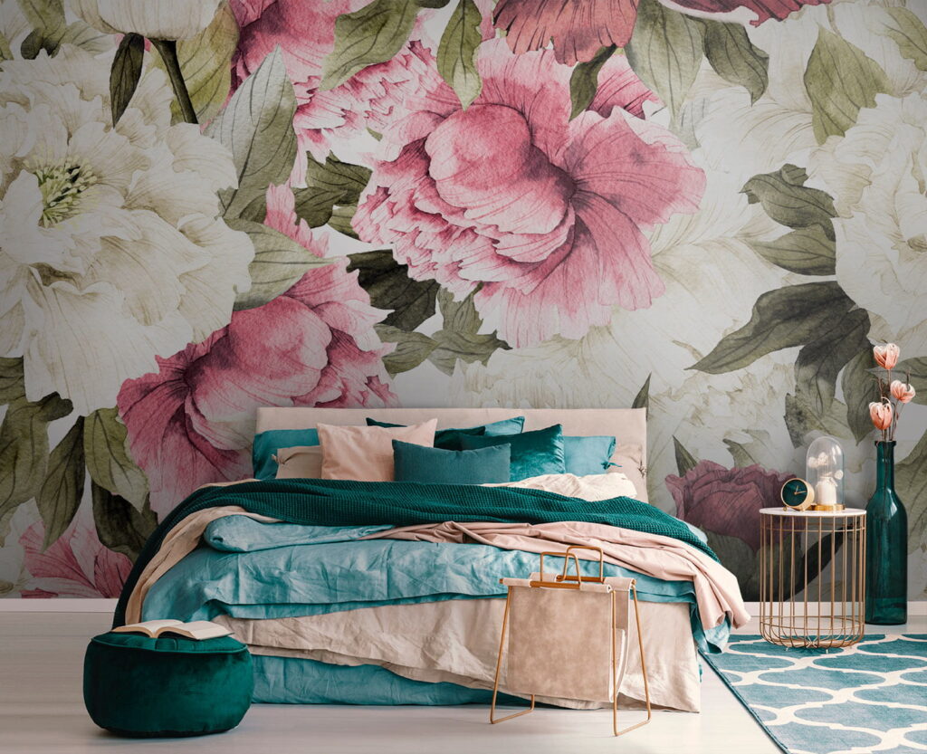 Motif de fleurs roses et blanches u53064pib1 1024x833 - Motif de fleurs roses et blanches - tegory