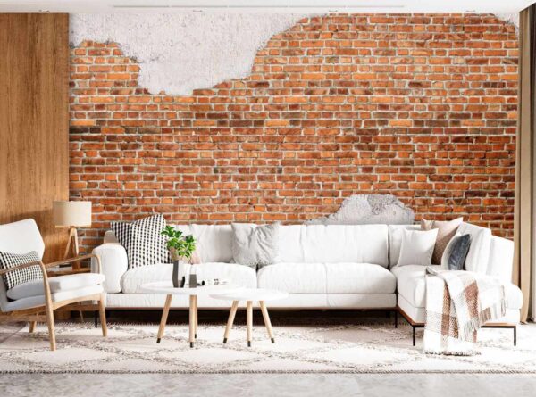 Mur de briques avec une couche blanche u53033pig1 600x445 - Mur de briques avec une couche blanche - tegory