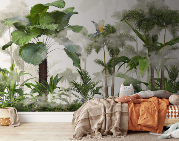 Groupe d'arbres et de plantes Groupe d'arbres et de plantes
