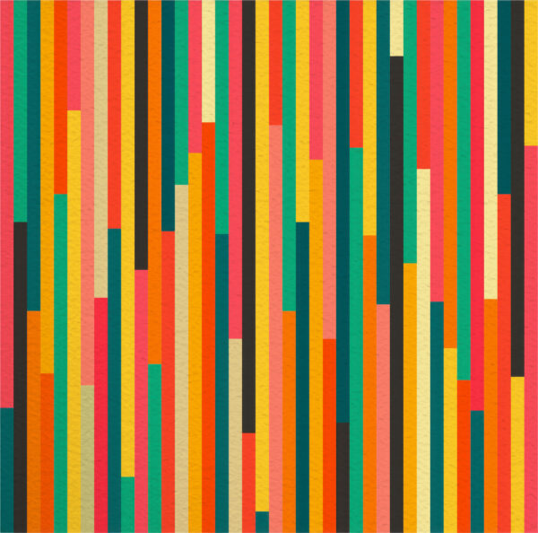 Lignes verticales colorées Lignes verticales colorées