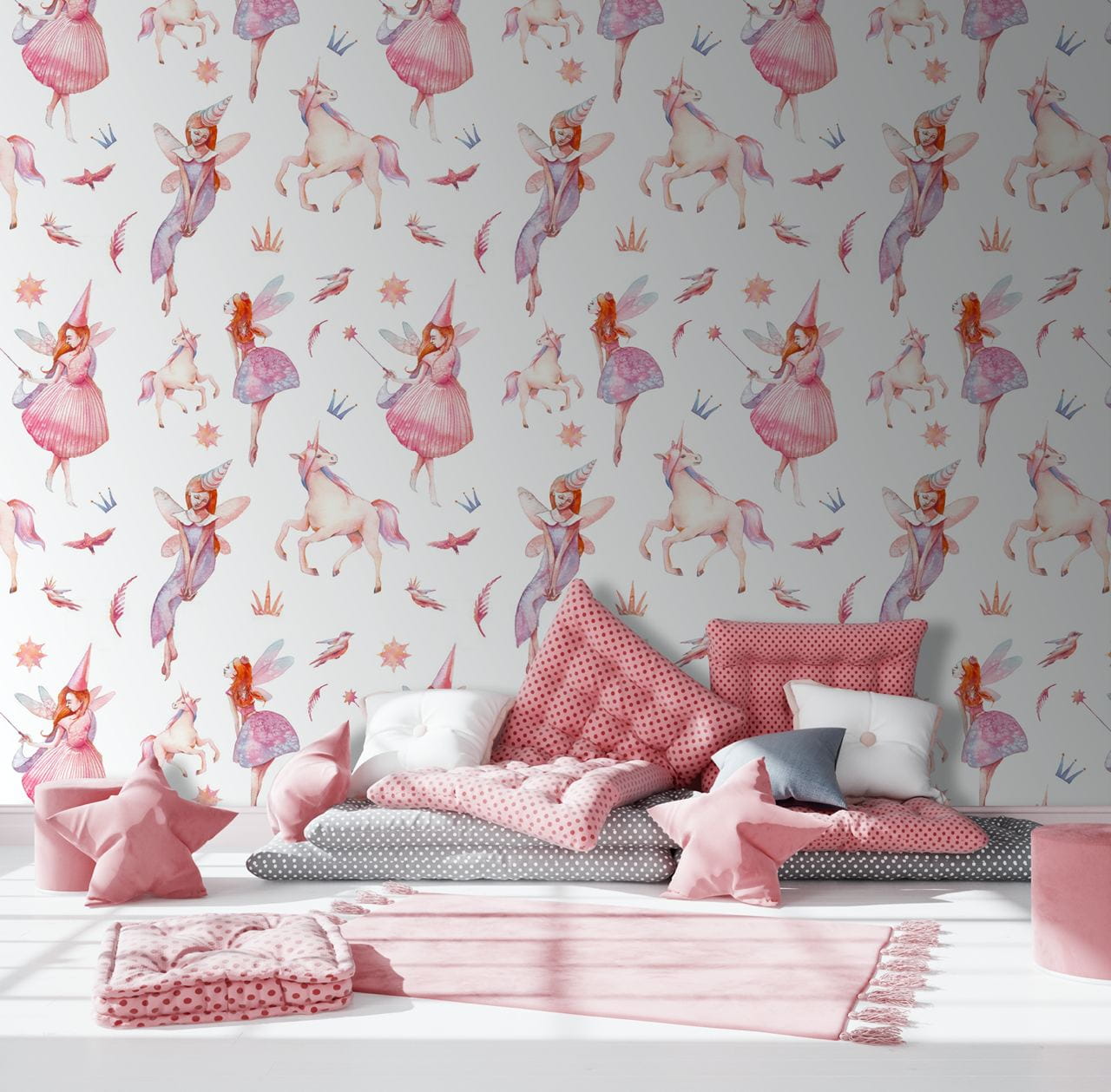 Motif de fées et de licornes u51244pir1m - Motif de fées et de licornes - tegory