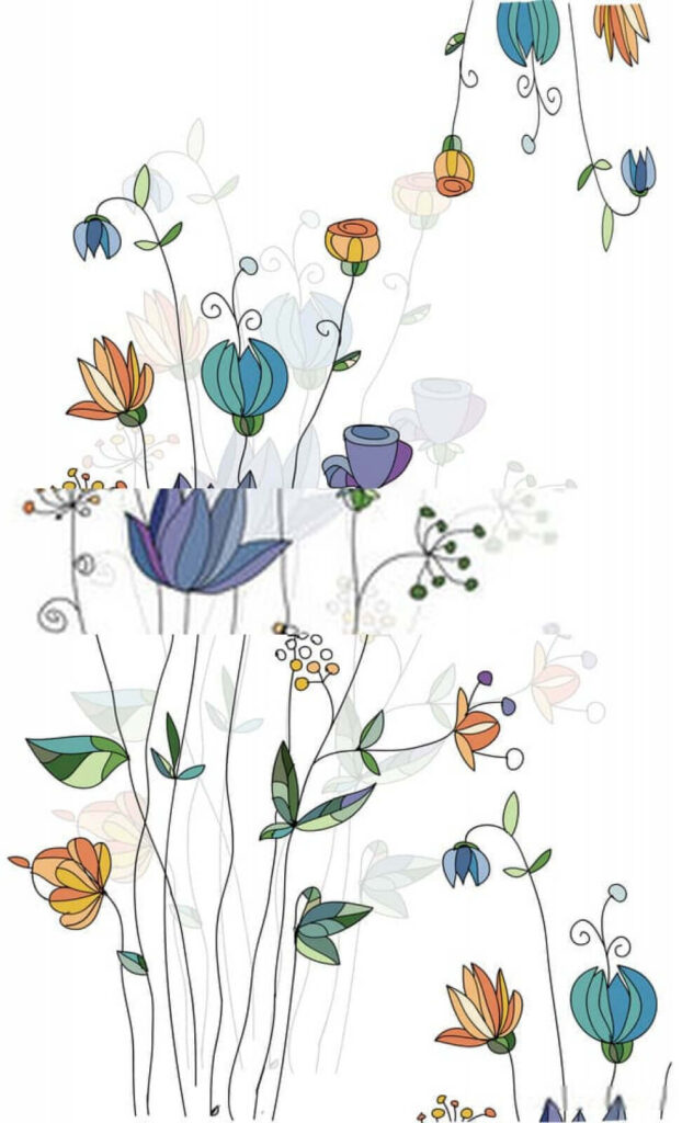 Collage de fleurs Collage de fleurs