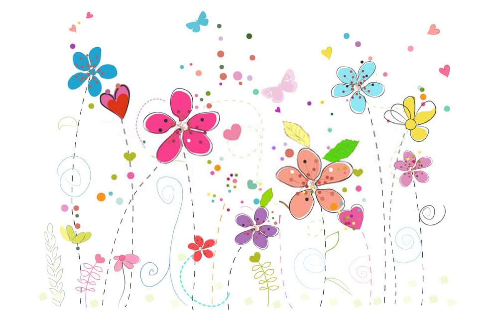 Groupe de fleurs avec papillons u51046p - Groupe de fleurs avec papillons - tegory
