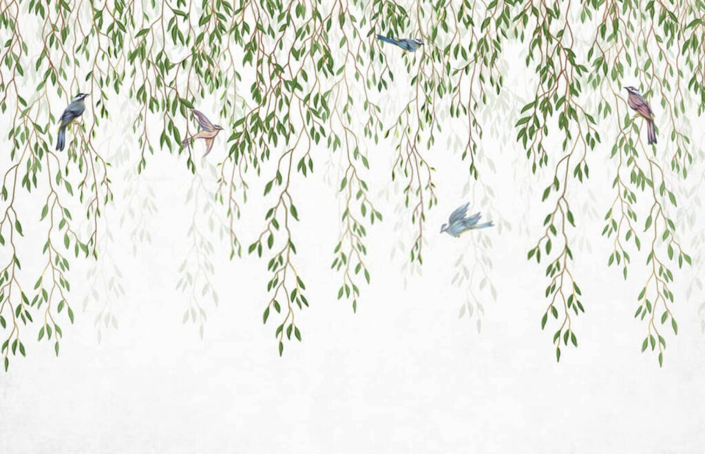 Oiseaux sur une branche d'arbre Oiseaux sur une branche d'arbre