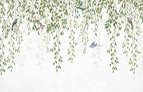 Oiseaux sur une branche d'arbre Oiseaux sur une branche d'arbre