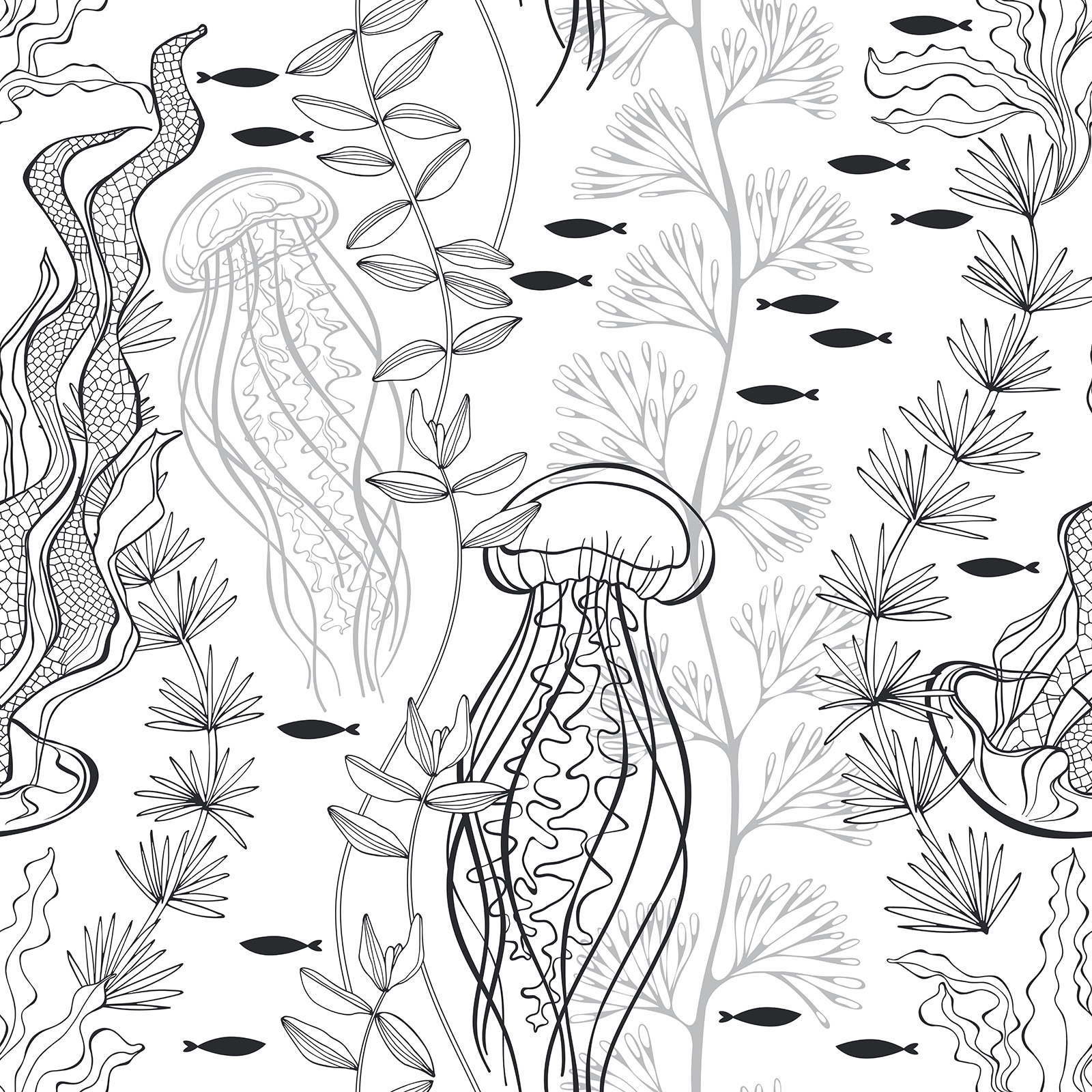 Motif de créatures marines u51021p - Motif de créatures marines - tegory