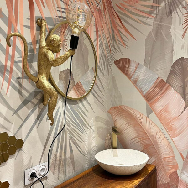 Feuillage tropical dans des tons doux et pastel. Feuillage tropical dans des tons doux et pastel.