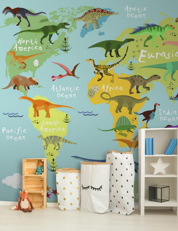 Carte des dinosaures avec texte en blanc u50382pir1m 600x777 - Carte des dinosaures avec texte en blanc - tegory