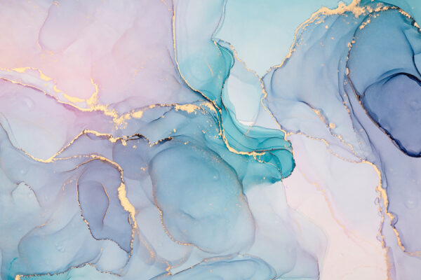 Serene abstract waves of cool colors Serene abstract waves of cool colors