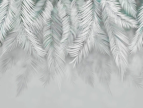 Feuilles blanches sur fond blanc Feuilles blanches sur fond blanc