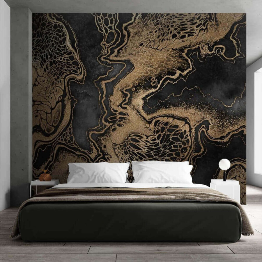 Dessin abstrait avec de riches textures