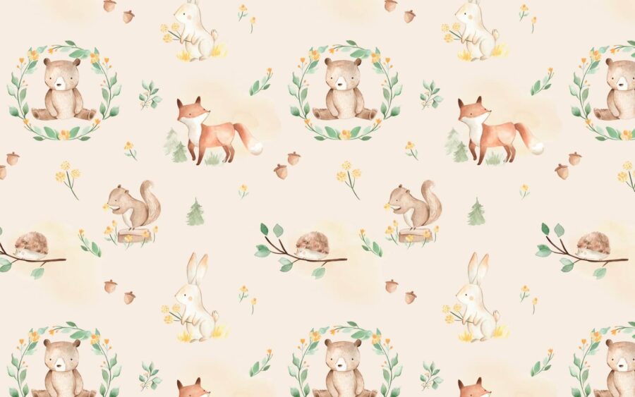 Modèle d'animaux et de plantes