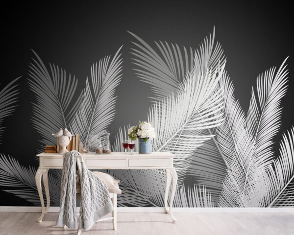 Plumes blanches sur fond noir Plumes blanches sur fond noir