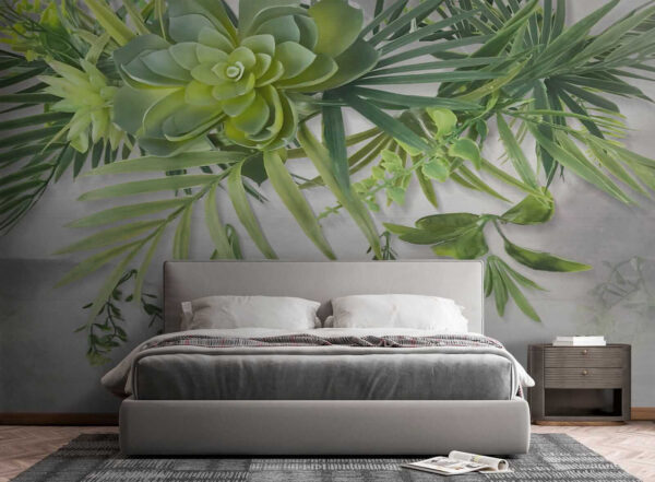 Plante verte avec feuilles Plante verte avec feuilles