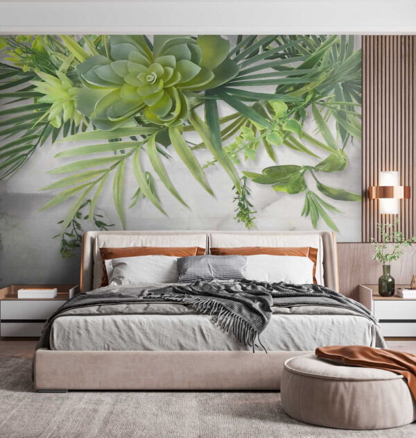 Plante verte avec feuilles Plante verte avec feuilles