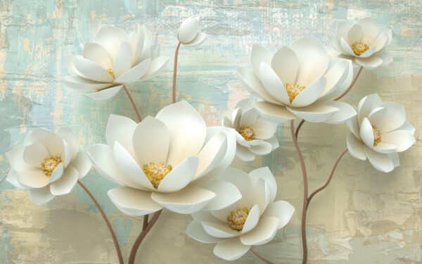 Groupe de fleurs blanches Groupe de fleurs blanches