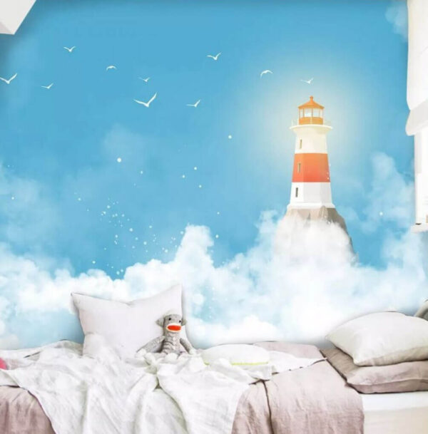 Phare dans les nuages Phare dans les nuages