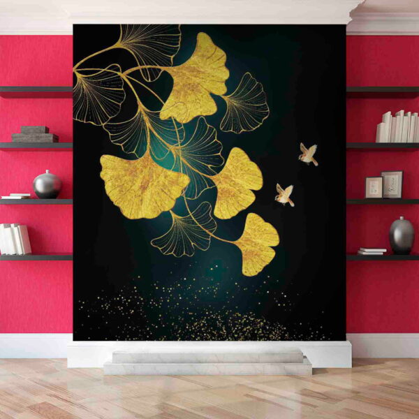 Feuilles de ginkgo et oiseaux dans l'élégance u39199pih1m 600x600 - Feuilles de ginkgo et oiseaux dans l'élégance - tegory