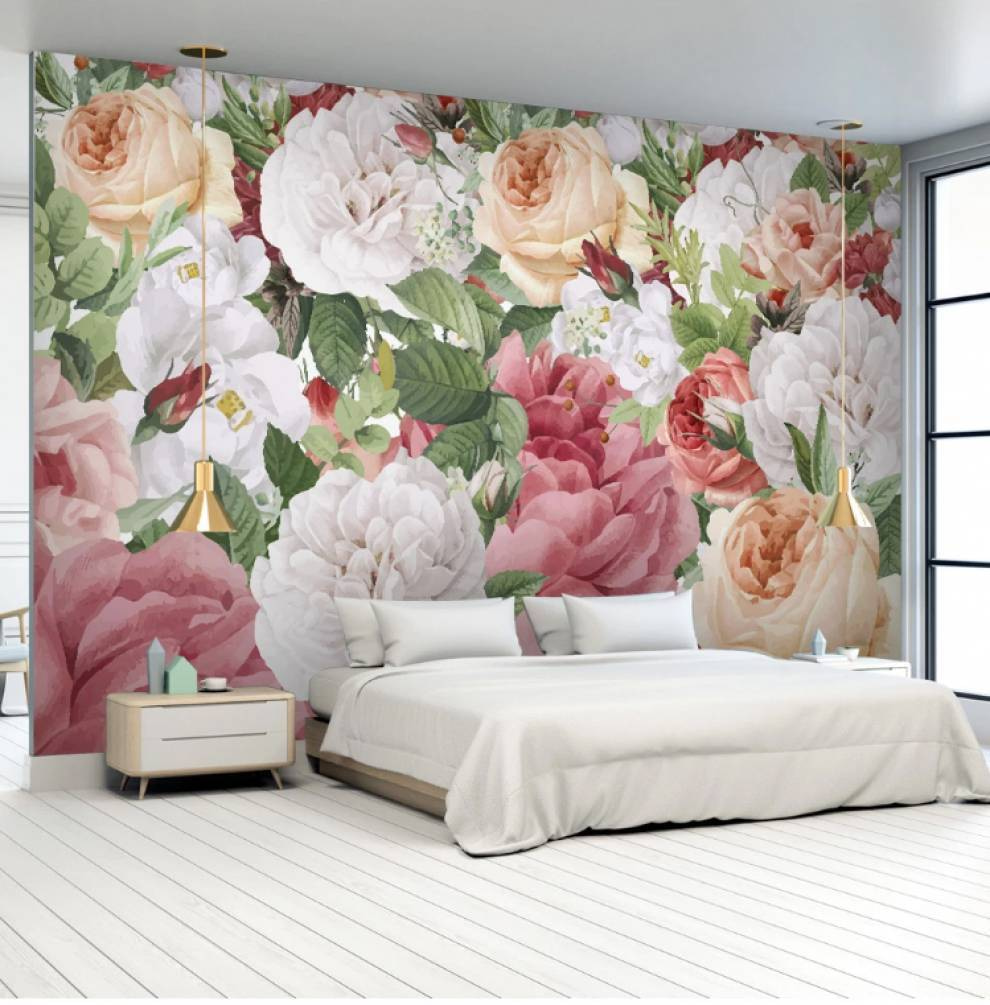 Fleurs luxuriantes dans des tons pastel u38292pib1m - Fleurs luxuriantes dans des tons pastel - tegory