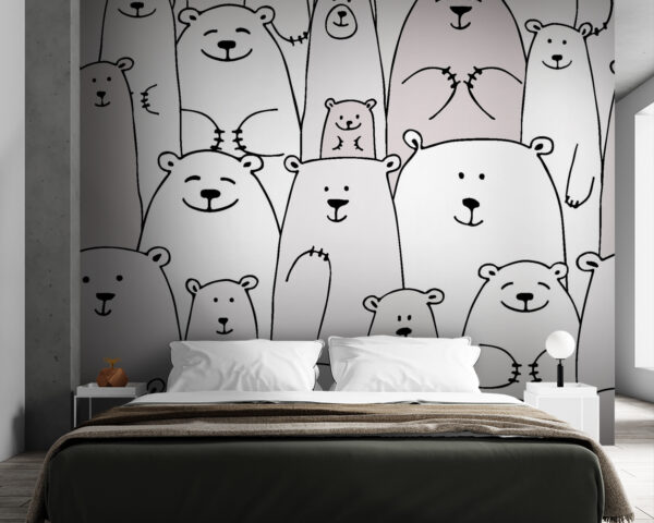 Groupe d'ours blancs Groupe d'ours blancs