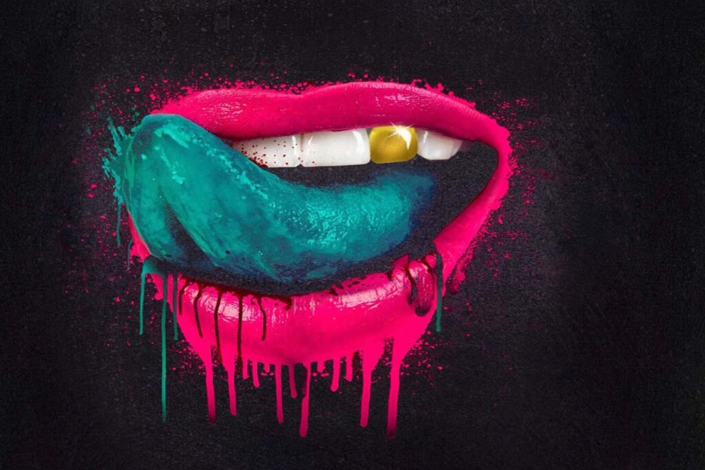 Des couleurs vives dans une expression ludique Des couleurs vives dans une expression ludique