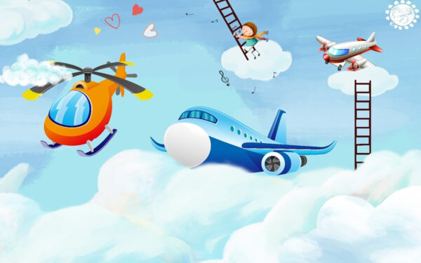 Dessins animés d'avions dans le ciel Dessins animés d'avions dans le ciel