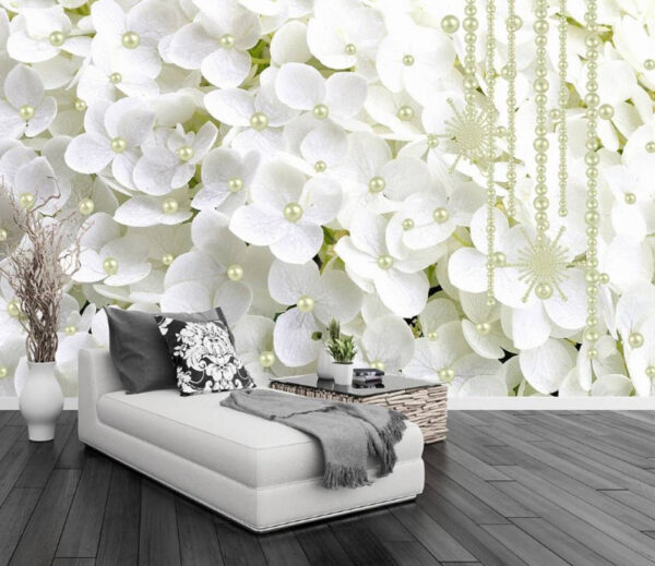 Groupe de fleurs blanches Groupe de fleurs blanches