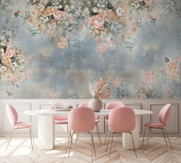 Peinture de fleurs et de feuilles Peinture de fleurs et de feuilles