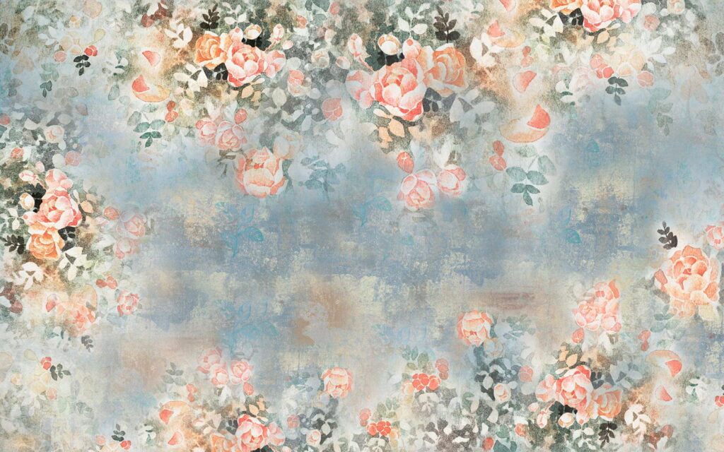 Peinture de fleurs et de feuilles Peinture de fleurs et de feuilles