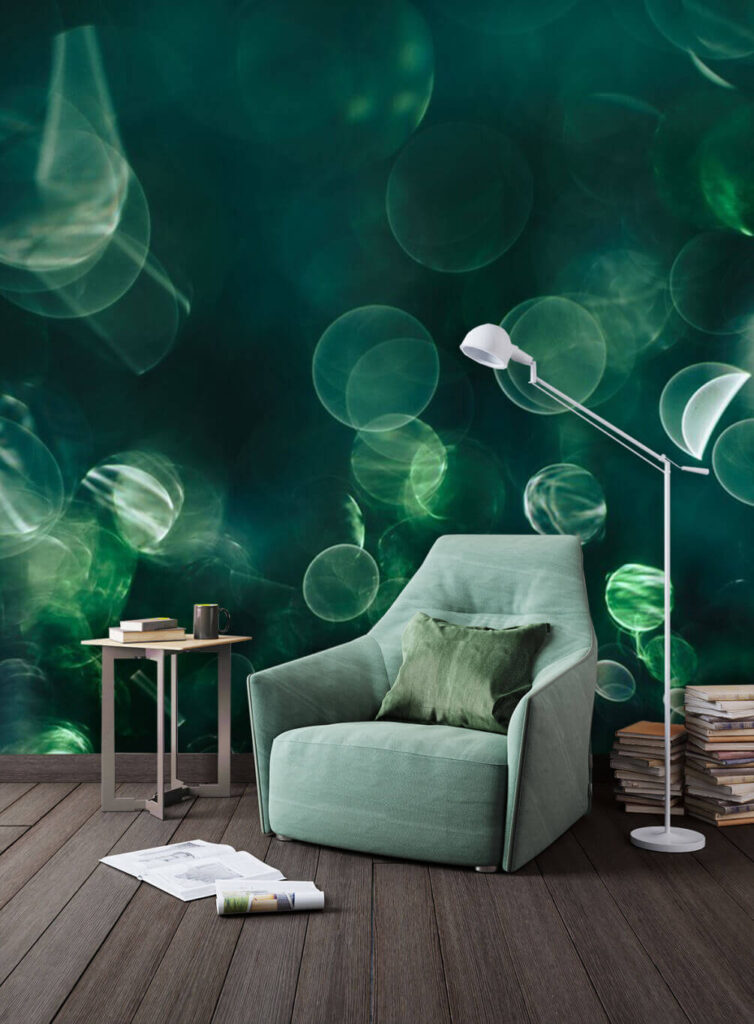 Image floue de cercles verts et blancs u33526pig1m 754x1024 - Image floue de cercles verts et blancs - tegory