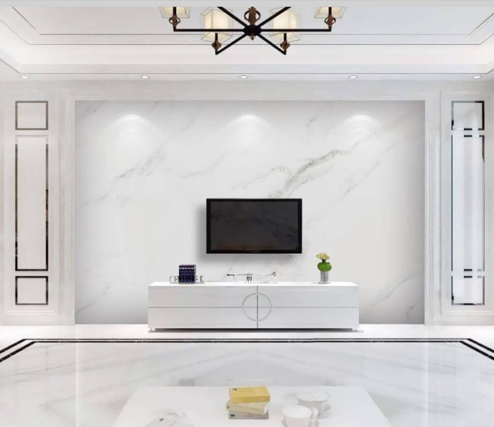 u33409pig1m - Surface en marbre blanc avec des veines noires - tegory