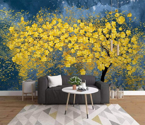 Arbre à feuilles jaunes Arbre à feuilles jaunes