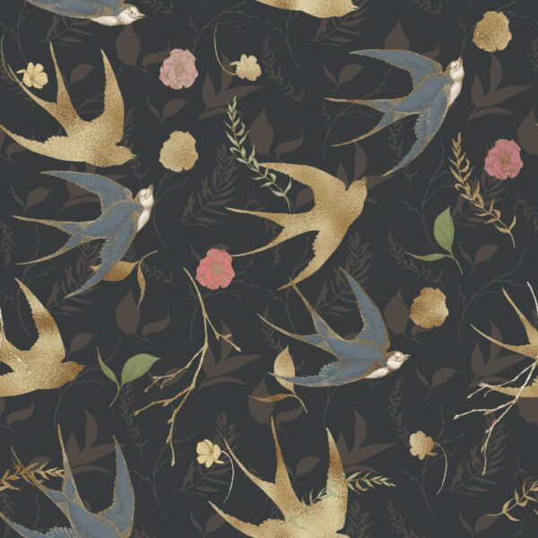 Motif d'oiseaux et de fleurs Motif d'oiseaux et de fleurs