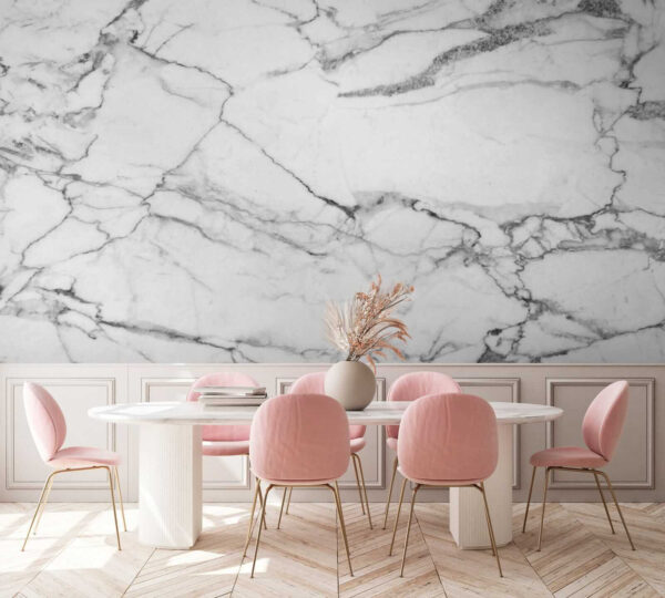 White and black marble White and black marble